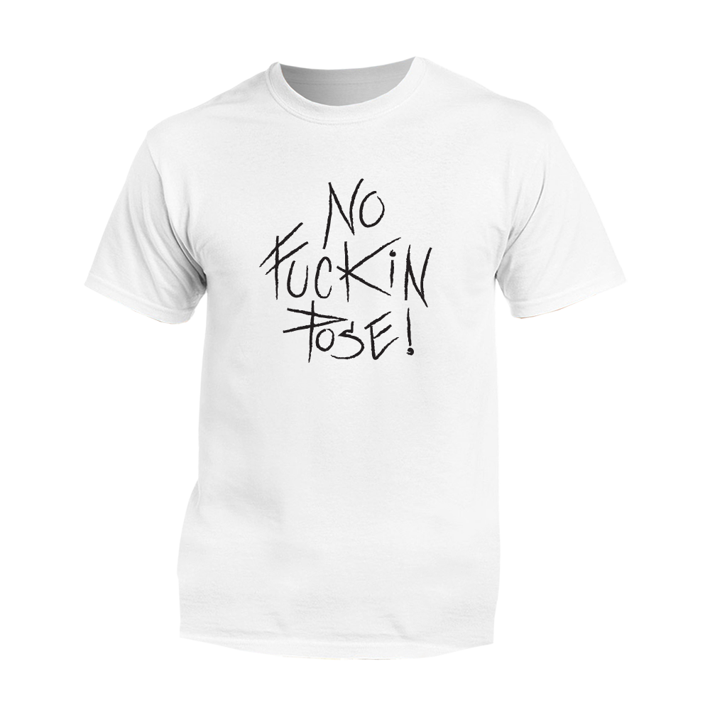 Tomy Kotty tričko No Fuckin Pose Biela 3XL