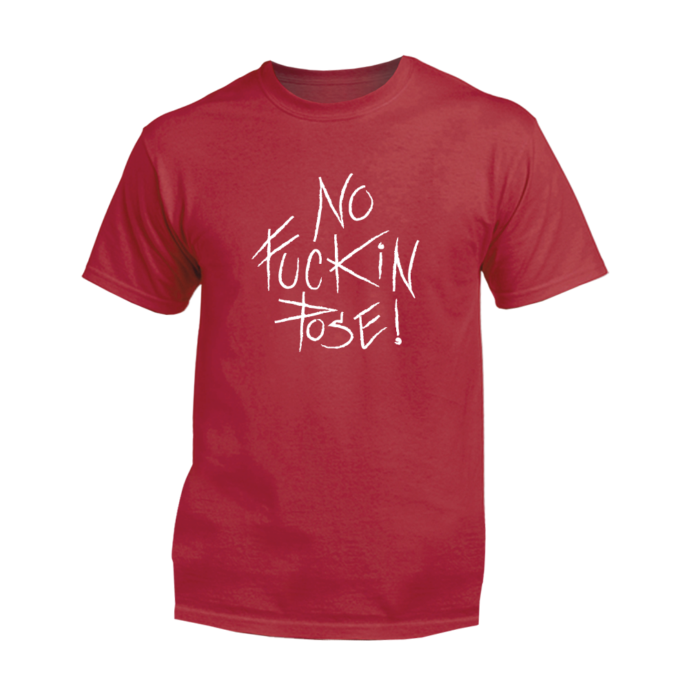 Tomy Kotty tričko No Fuckin Pose Červená L