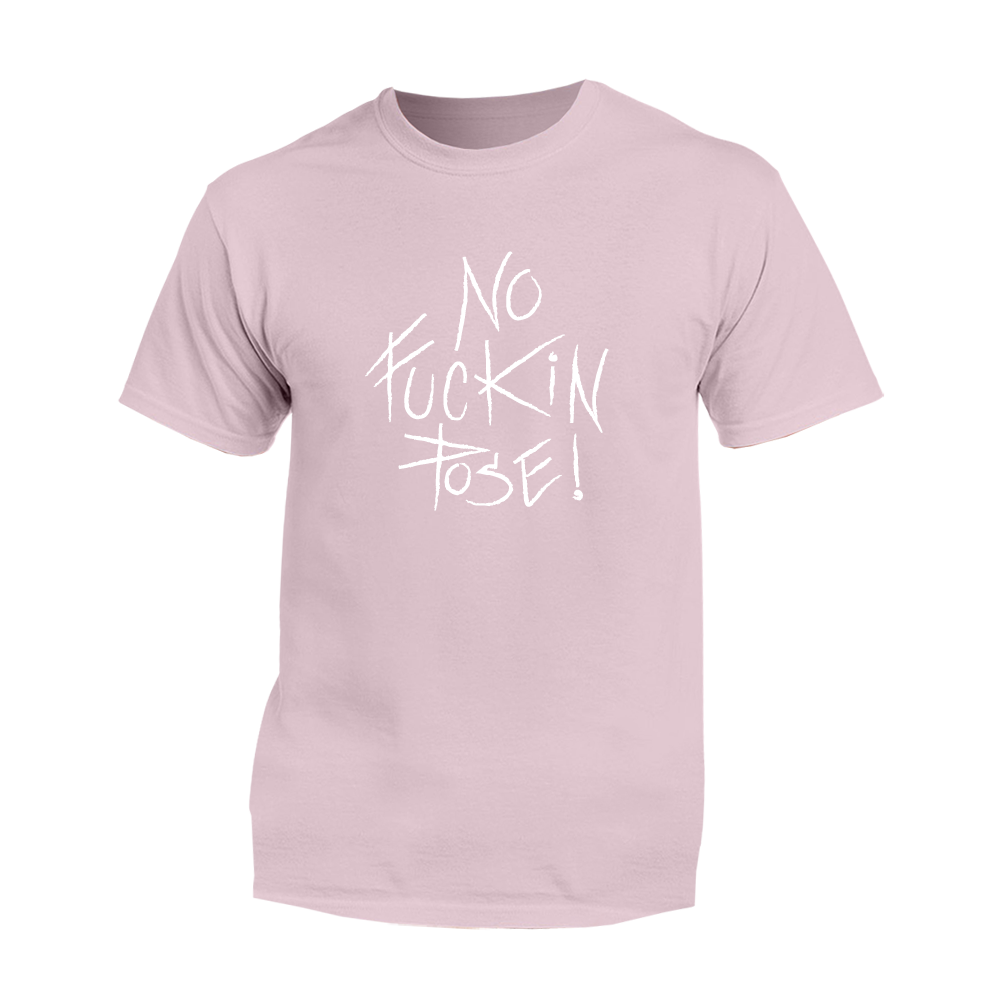 Tomy Kotty tričko No Fuckin Pose Baby Pink XXL