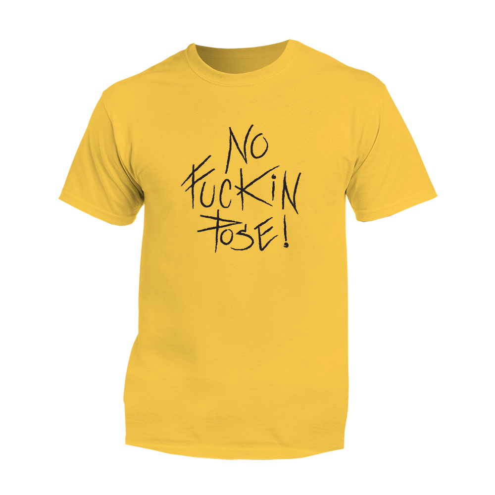 Tomy Kotty tričko No Fuckin Pose Žltá XXL